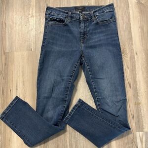 Banana Republic Women's Sculpt  Skinny Fit Jeans in Dark Blue size 27/4 Petite
